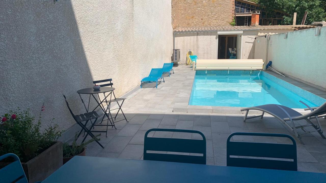 Logis De La Foulerie Panzió Bize-Minervois Kültér fotó